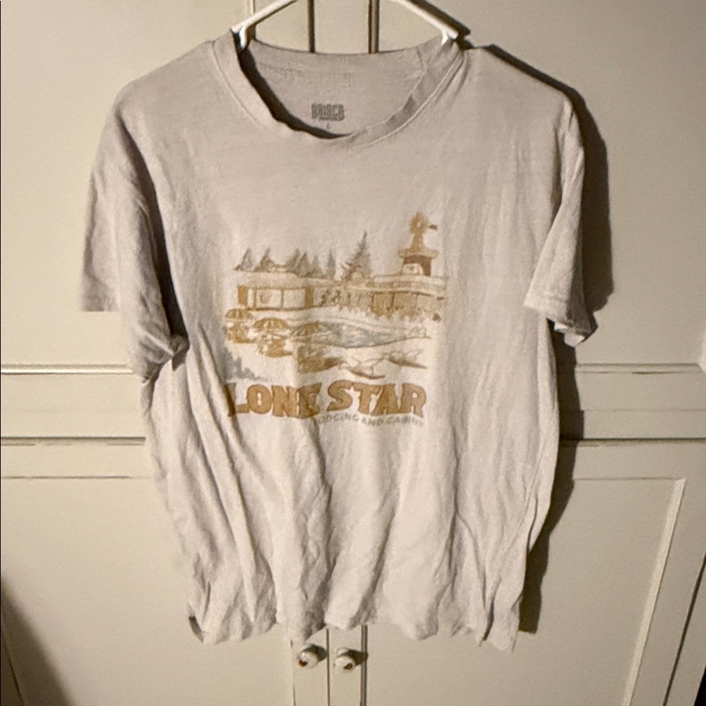 Lone Star Graphic T-Shirt - Cream